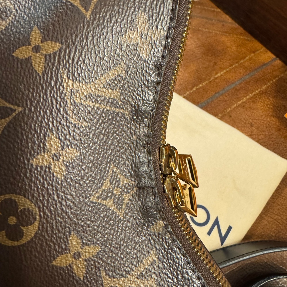 LOUIS VUITTON ODEON PM NM NOIR & MONOGRAM - with COA!! *Repaired* - Picture 16 of 17